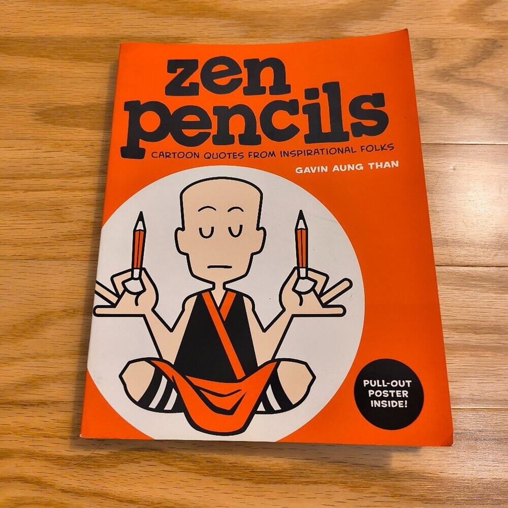Book: Zen Pencils Cartoon Quotes from Inspirational Folks Includes Poster (GU)